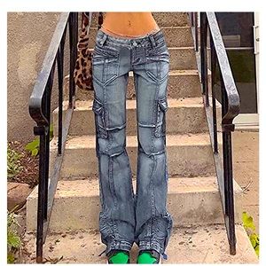 High waisted flare leg jeans